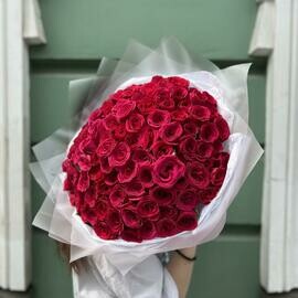 101 роза малиновая