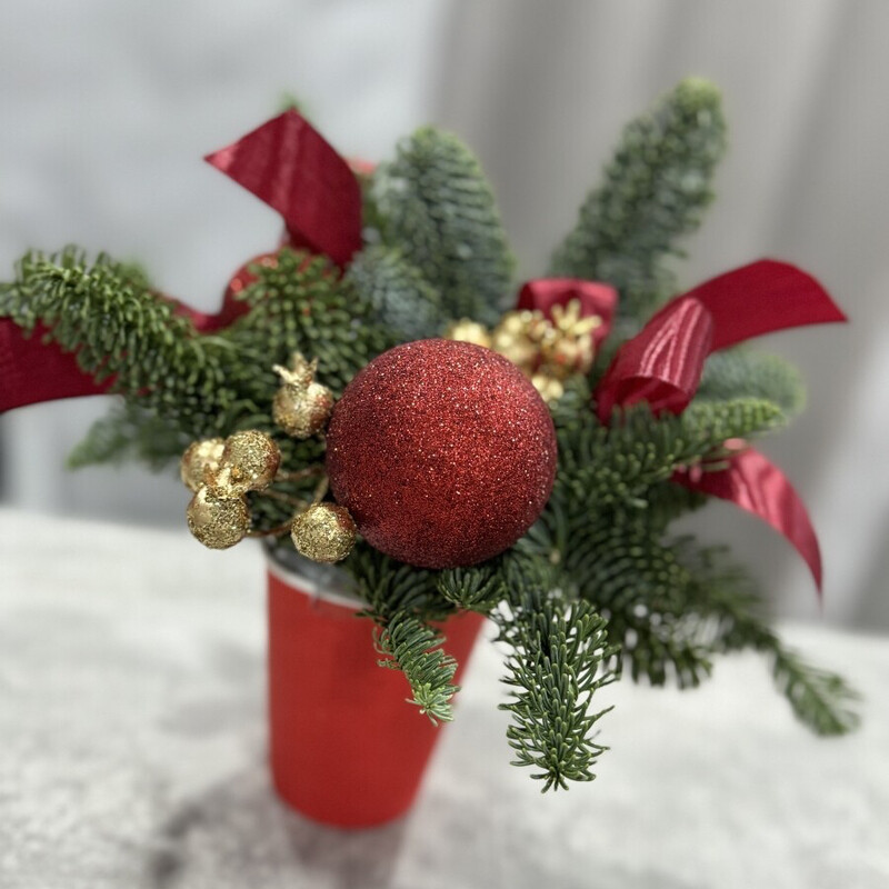 Новогодняя мини-композиция , новогодняя мини-композиция 