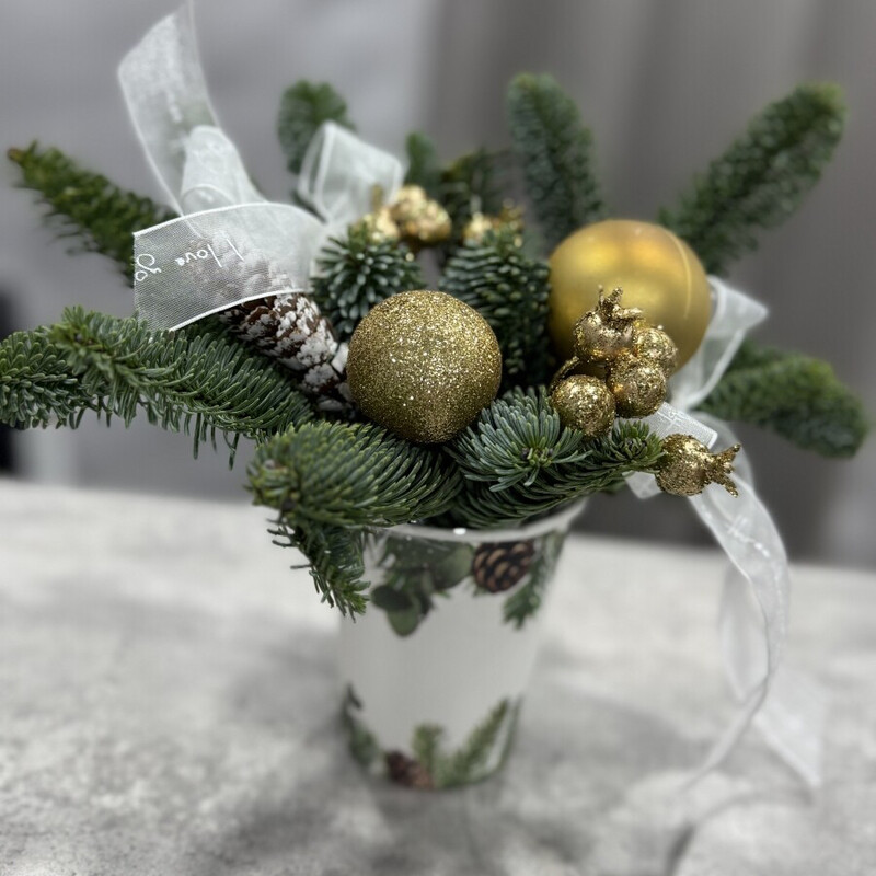 Мини-композиция на новый год, новый год