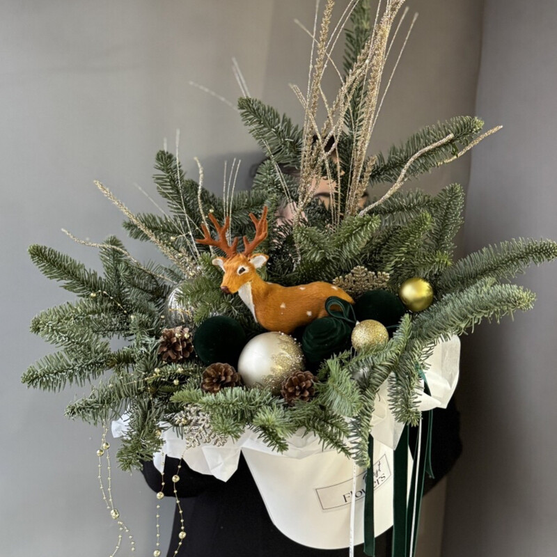 Новогодняя сказка, композиция из нобилиса 