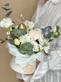 Pashal_naya kompozitciya v kashpo