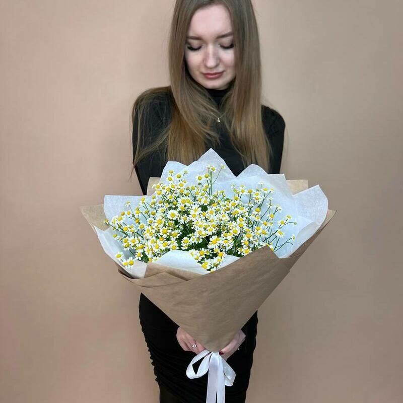 Buket romashek, 15 romashek