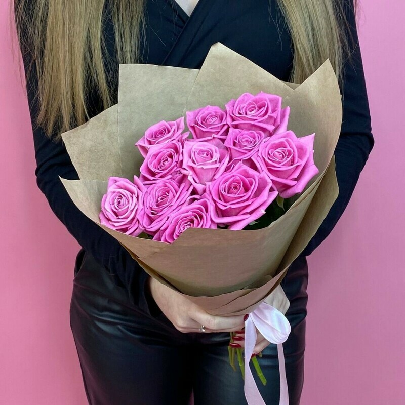 Букет Аква, 11 роз