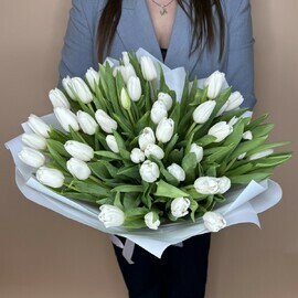 Букет 51 тюльпан 