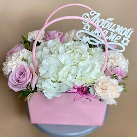 Сумочка с гортензией Любимой маме