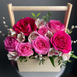 Композиция с розами