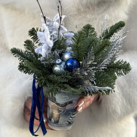 Хвойный комплимент в стаканчике