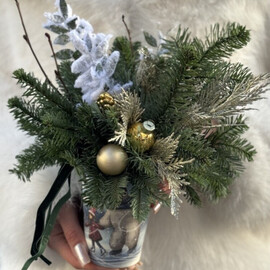 Хвойный комплимент в стаканчике 02