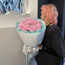 Монобукет из стойких диантусов 