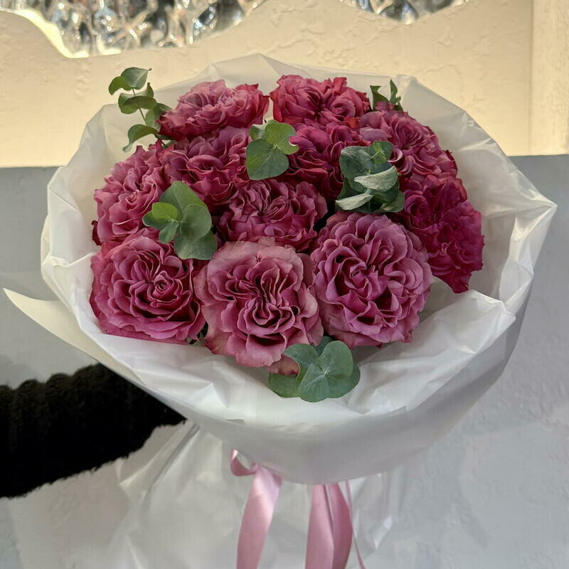 Монобукет из шикарных кантри блю, стандартный