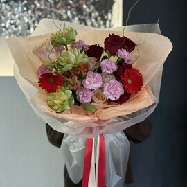 Букет в ярких оттенках "Танец Цветов"