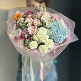 Дофаминовый весенний букет