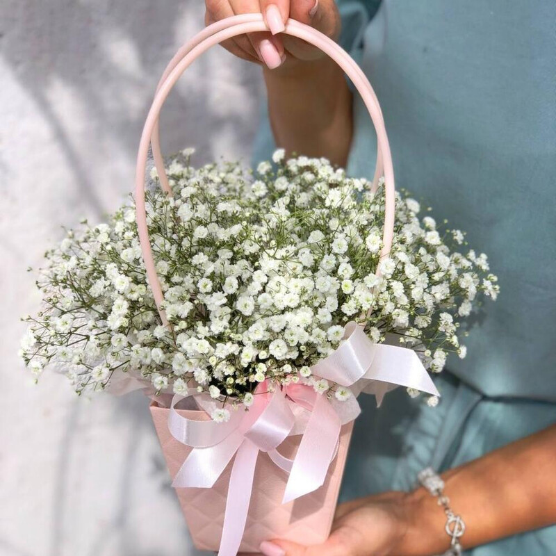 kompozitcii iz tcvetov, gipsofila