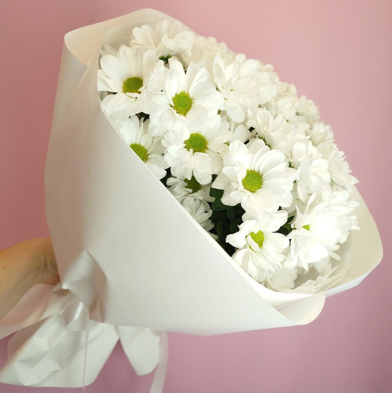 Buket iz hrizantem, bakkardi