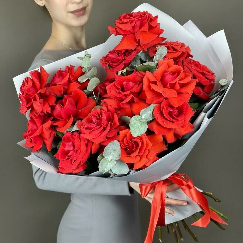 Buket frantcuzskih roz, 15sht. (M013), standart