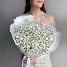 Vozdushnij buket belaya gipsofila
