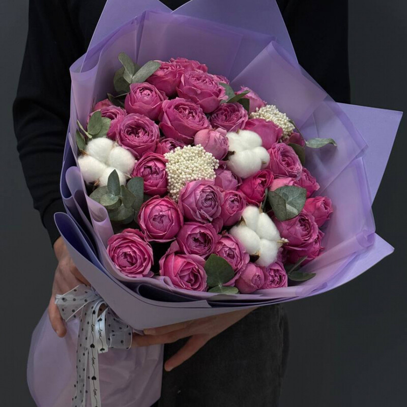 Букет Пионовидная Роза Misty Bubbles пион, премиум