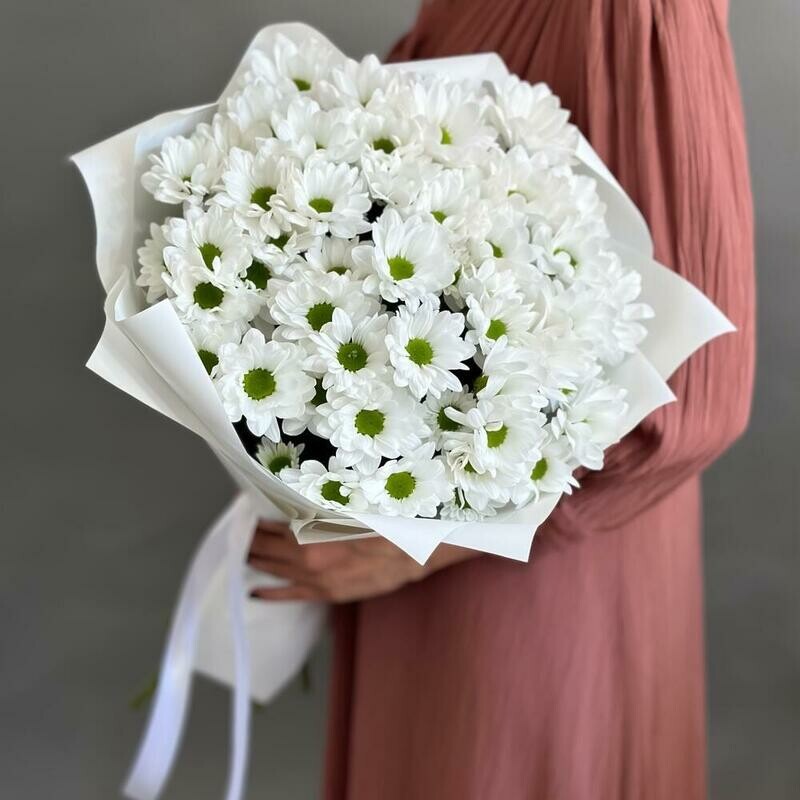 Букет кустовой хризантемы, премиум