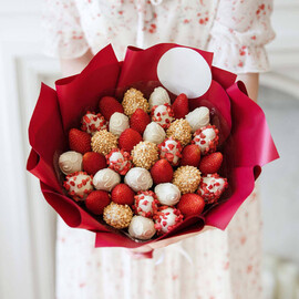 Buket klubniki v shokolade