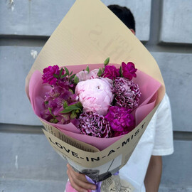 «Сиреневые звезды» авторский букет