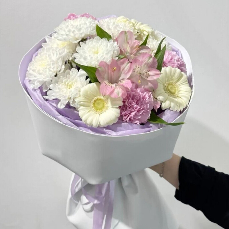 Авторский букет с гермини, уменьшенный