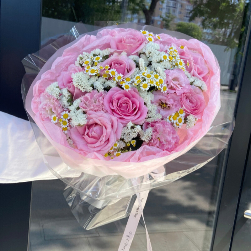 «Цветочная поляна» авторский букет , стандартный