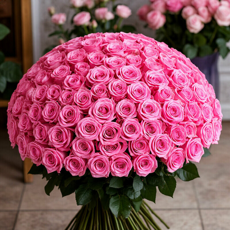 101 роза, премиум