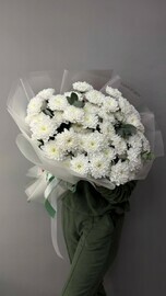 Букет с премиум хризантемой "Алтай"