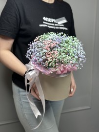 Kompozitciya iz tcvetnoj gipsofilli ,razmer M