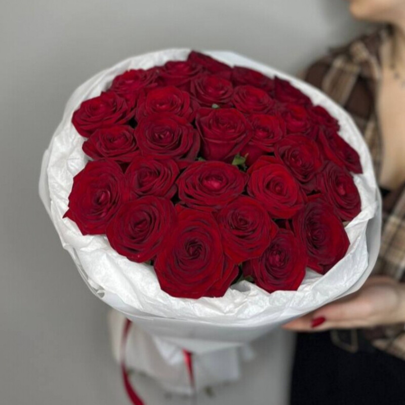 Букет из 29 красной розы, букет из 29 красной розы