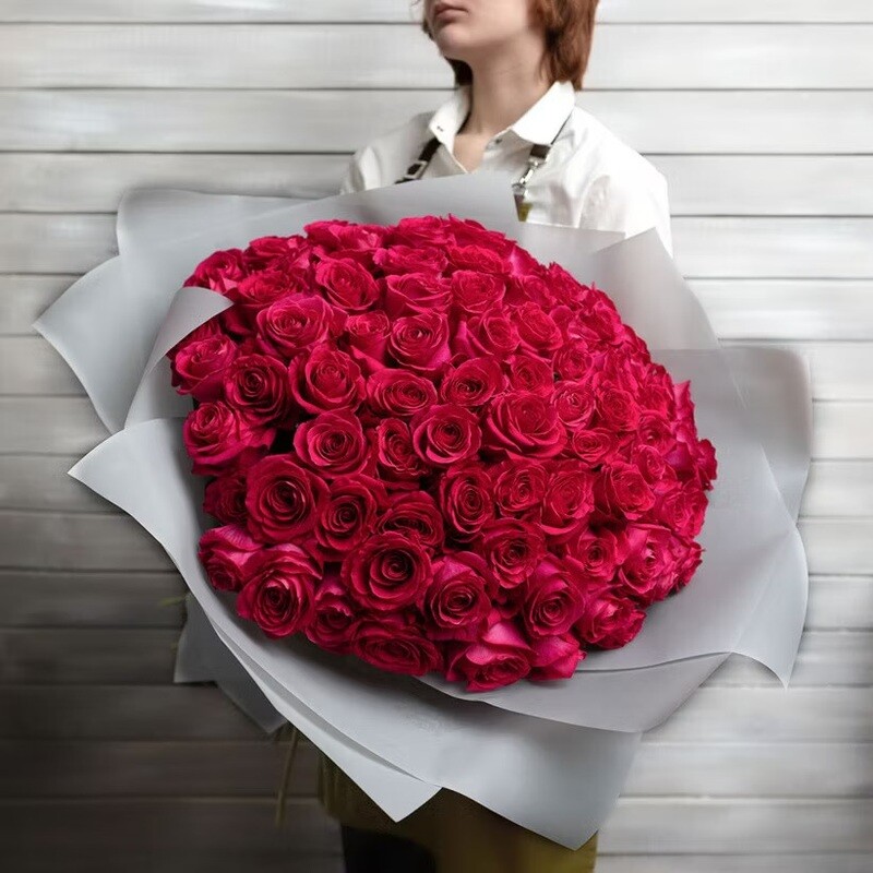 51 малиновая Роза, 51 розовая роза