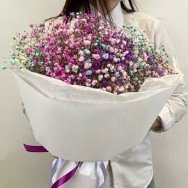 Букет с гипсофилой