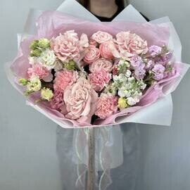 Букет с французскими розами