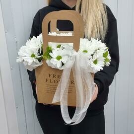 Sumka s hrizantemoj romashkovoj