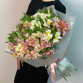 Букет из 27 альстромерий