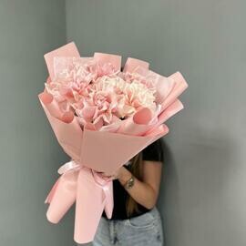 Розовый букет из Французских роз