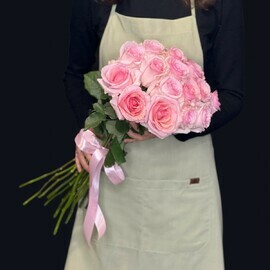Букет 15 Розовых Роз