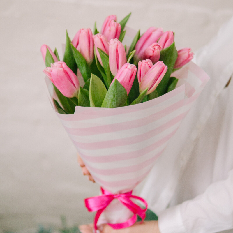 Buket "Rozovie grezi", buket "rozovie grezi"