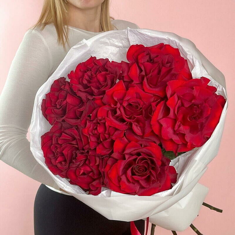 Buket iz krasnih frantcuzskih roz, standart