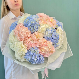 Букет из гортензий 15шт