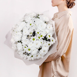 Buket «Belosnezhnaya nezhnost_» - M ( 40 sm )