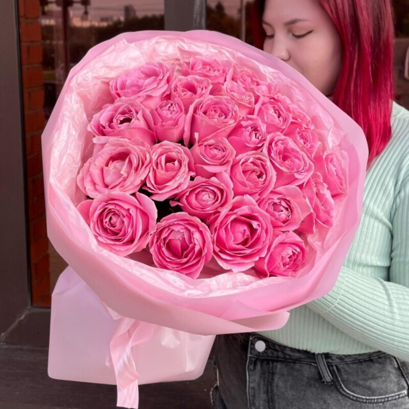 Buket rozovih roz, standart