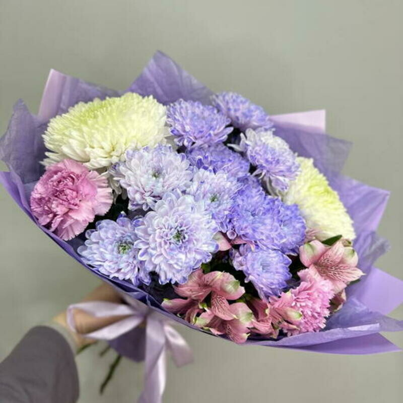 Buket s hrizantemami, standart