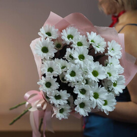 Воздушный букет из 5 веток ромашки