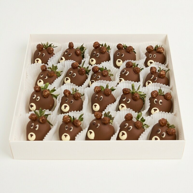 Nabor «Barni» s klubnikoj v shokolade, 16-20 yagod, standart