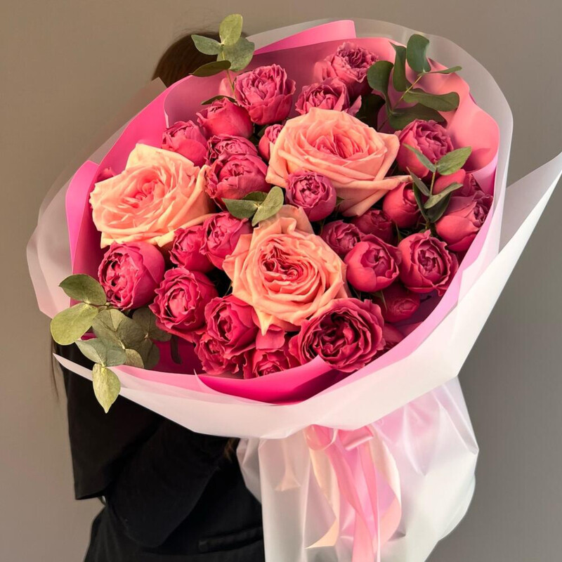 Розовый пион, розовый пион