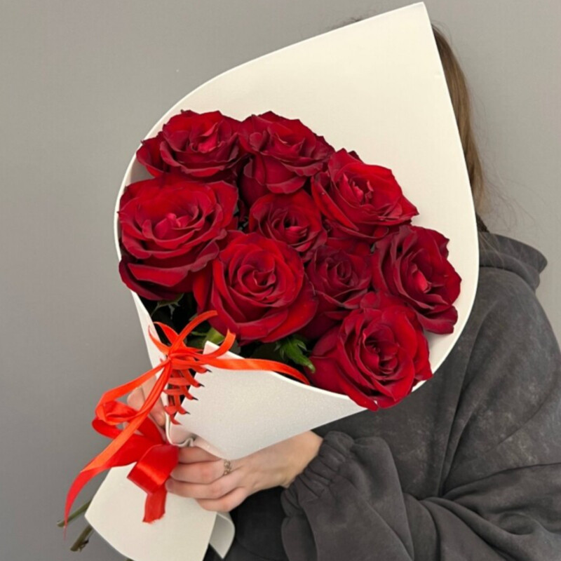Букет из красных роз «Гламур», букет из красных роз  «гламур»