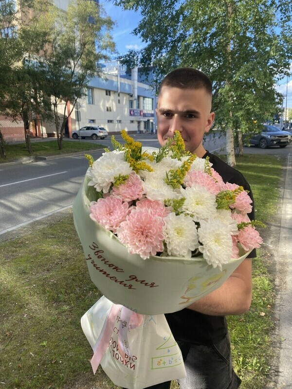 Букет хризантем, стандартный