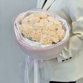 Стильный букет из диантусов