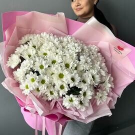 Букет из ромашек в оформлении